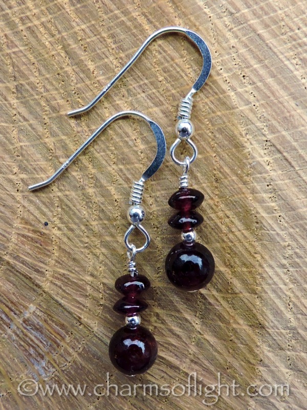 Garnet Earrings
